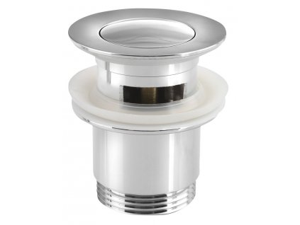 Výpusť umyvadlová click-clack 5/4" malá zátka, chrom