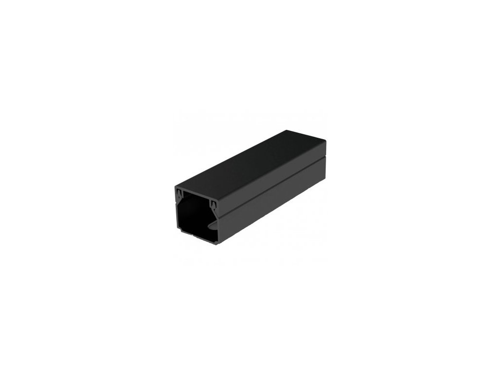 2215 lista lhd 20x20 fd 20x20mm 2m pvc cierna
