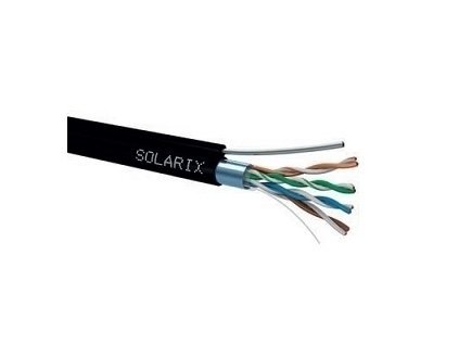 100 kabel ftp cat 5e pe outdoor s nosnym lankom solarix