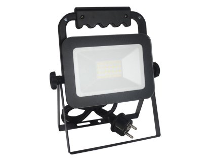 LED HQ reflektor 20W s držiakom / 4000K / BK / H - LF2022H