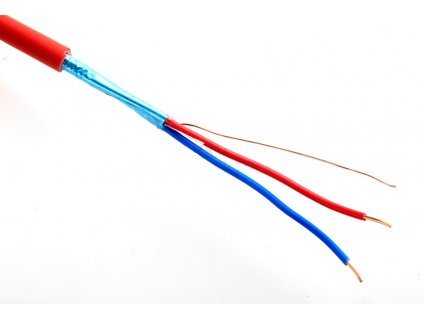 1801 pevny kabel j y st y 1x2x0 8 cerveny pvc