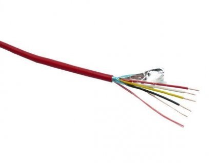 1810 pevny kabel j y st y 2x2x0 8 cerveny pvc