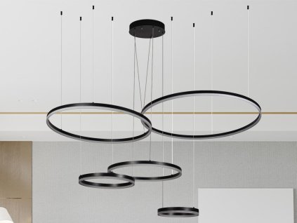 LED závesné svietidlo s diaľkovým ovládačom 220W - J4372/B