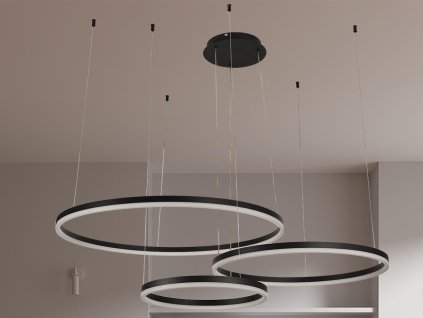 LED závesné svietidlo s diaľkovým ovládačom 125W - J4384/B