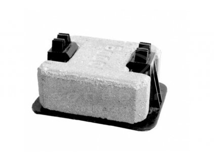 2656 podpera vedenia pv 21 bet 140x100x77mm beton plast na plochu strechu