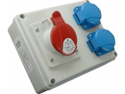 4069 zasuvkova rozvodnica sez rosp 1631 5p 1x16a 400v 2x230v