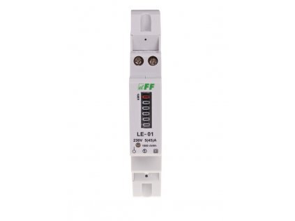 4186 analogovy jednofazovy elektromer le 01 45a 230vac 1m priamy