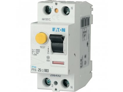 4258 prudovy chranic eaton pf6 25a 2p 30ma typ a