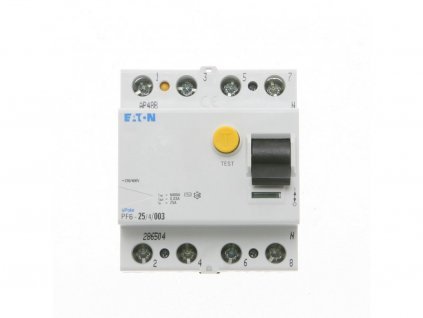 4318 prudovy chranic eaton pf6 25a 4p 30ma typ a