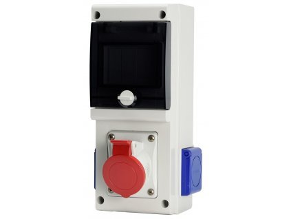 4327 zasuvkova rozvodnica 632 1w 5p 400v 1x16a 2x230v