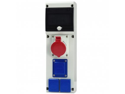 4537 zasuvkova rozvodnica 632 w23 4 4p 400v 1x32a 3x230v