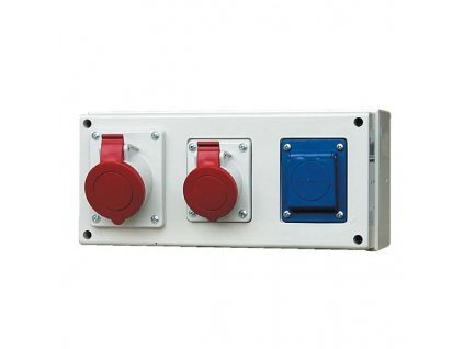 4540 zasuvkova rozvodnica d131 1011 5p 1x16a 1x32a 400v 1x230v