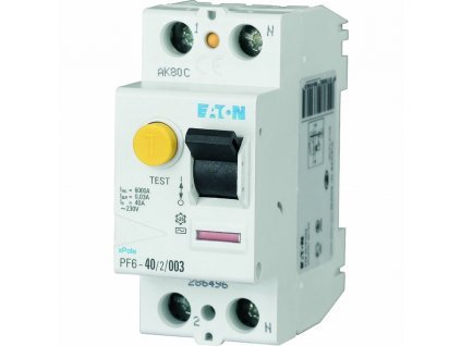 4573 prudovy chranic eaton pf6 40a 2p 30ma typ a