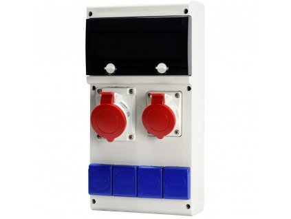 4591 zasuvkova rozvodnica 632 31ww 4 4p 1x16a 1x32a 400v 4x230v
