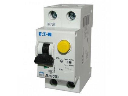4618 prudovy chranic eaton pfl6 16 1p n 30ma c kombi s isticom typ a