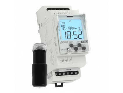 4648 sumrakovy spinac sou 2 4835 8a 230vac 2m 1prep senzor sks ip40