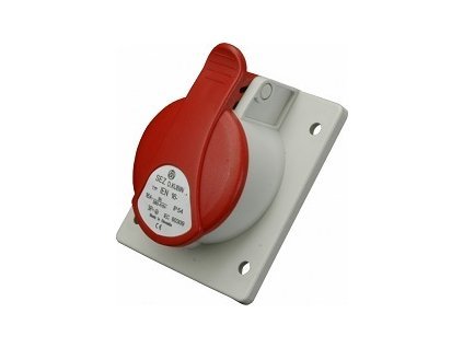 6187 zasuvka panelova ien1653 400v 16a 5 ip54 sikma