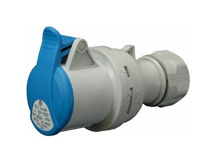 6355 zasuvka spojovacia isn1632 230v 16a 3 ip54