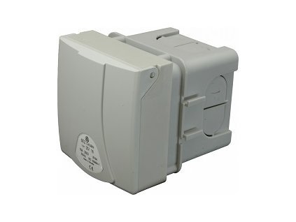 6838 zasuvka pod omietku izv1643 400v 16a 4 ip44