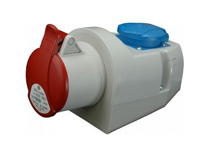 6850 zasuvka nastenna izvz3243 250v 400v 32a 4 ip44