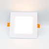 LED vsadený panel 6W / PS / SMD / 2800K / WH - LPL211