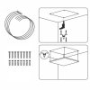Závesné príslušenstvo pre LED panel 40W (PL121, PL121H, PL121H/U) - SN100