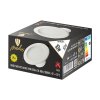 LED podhľadové svietidlo 10W / IP44 / DR01 / SMD / 4000K / WH - LDL154