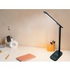 LED stolná lampa JENY stmievateľná s časovačom, bezdrôtovým nabíjaním a USB 8W - DL4305/B