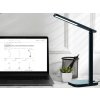 LED stolná lampa KIARA 7W stmievateľná s USB + nočné svetlo + časovač - DL4304/B