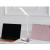 LED stolná lampa JOY stmievateľná s časovačom, bezdrôtovým nabíjaním a USB 6W - DL2301/W