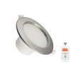 LED podhľadové svietidlo WIFI 10W / IP44 / 3000K - 6500K / SI - LDL164/SW