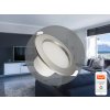 LED podhľadové svietidlo WIFI 10W / IP44 / 3000K - 6500K / SI - LDL164/SW