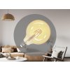 LED dekoratívna žiarovka / filament 4W VINTAGE- G125 / E27 / 2000K - ZAF102