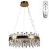 LED krištáľový luster + diaľkový ovládač 80W - J6342/C