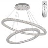 LED luxusné krištáľové svietidlo + diaľkový ovládač 180W - J6354/CH