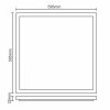 LED podhľadový panel backlite 40W / 595x595 / SMD / 4000K / WH / UGR19 - PL5224U