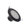 LED podhľadové svietidlo 7W / IP44 / DR01 / SMD / 4000K / BK - LDL153/B