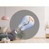 LED dekoratívna žiarovka / filament SHAPE 4W BLUE - A60 / E27 / 1800K - ZSF105