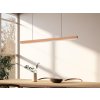 Drevený luster na lanku z masívneho dreva LED 22W / 1200 - WRL0421
