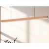 Drevený luster na lanku z masívneho dreva LED 22W / 1200 - WRL0421
