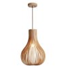 Závesný luster z masívneho dreva E27 / 380 - WRE082