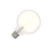 LED žiarovka / filament BIELY 13W - G95 / E27 / 3000K - ZWF104