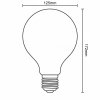 LED žiarovka / filament BIELY 13W - G125 / E27 / 3000K - ZWF105