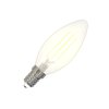 LED žiarovka / filament BIELY 4,5W - C35 / E14 / 3000K - ZWF106