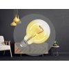 LED dekoratívna žiarovka / filament SHAPE 4W YELLOW - G95 / E27 / 1800K - ZSF109