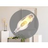 LED dekoratívna žiarovka / filament BUMPED 4W SMOKE - BT110 / E27 / 2000K - ZSF122