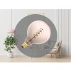 LED dekoratívna žiarovka / filament SPIRAL 4W GREY - PINK - G125 / E27 / 2000K - ZSF123
