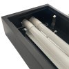 Čierne žiarivkové prisadené svietidlo na 2 x T8 ( 120cm LED trubica ) - TL302B