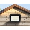 Vonkajší čierny LED reflektor 100W / 4000K - LF0025