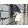 LED čierne vonkajšie solárne svietidlo so senzorom 12W / 3000K - 4100K - 6500K - LS022